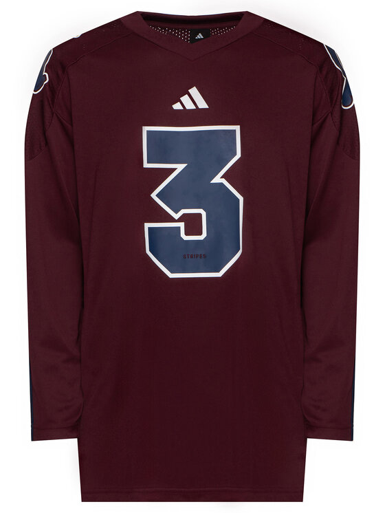 adidas adidas Тениска с дълъг ръкав Stadium Jersey KF7318 Бордо Loose Fit