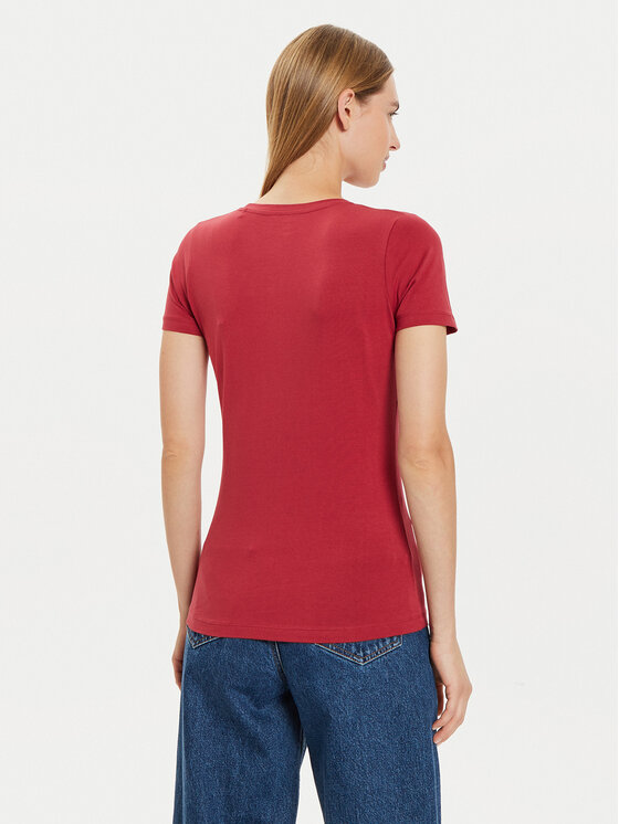 Pepe Jeans Pepe Jeans T-särk New Virginia PL505202 Punane Slim Fit