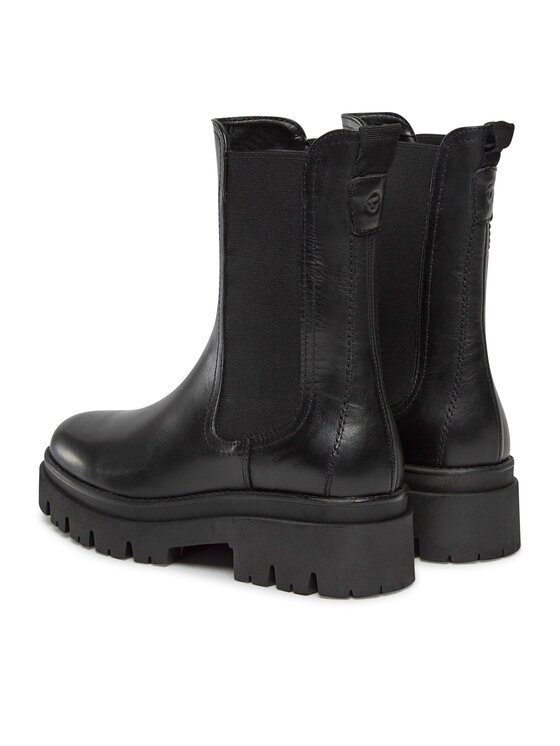 Tamaris Tamaris Kotníková obuv s elastickým prvkem 1-25992-41 Černá