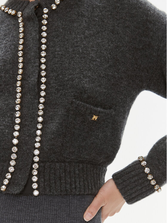 PINKO Pinko Kardigán Murena 102115 A18O Szürke Regular Fit