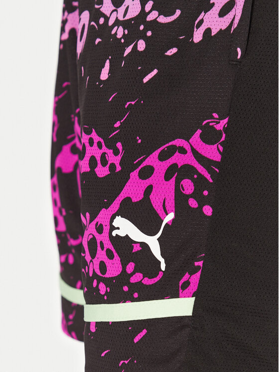 Puma Puma Szorty sportowe Scoot Purple Lab 631671 Czarny Regular Fit