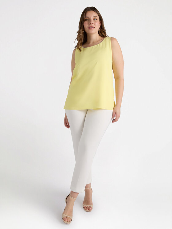 Fiorella Rubino Fiorella Rubino Top D250T000255N018 Giallo Regular Fit