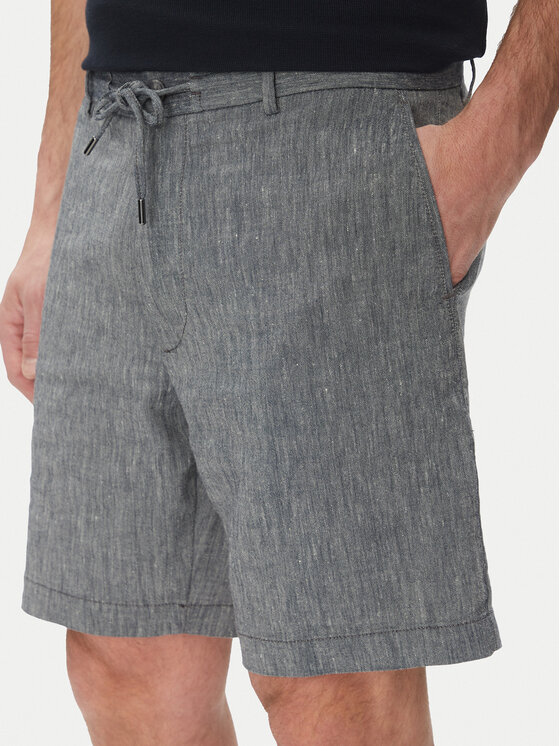 BOSS BOSS Pantalon scurți din material C-Kane-Rds-Shorts 50538016 Albastru Regular Fit