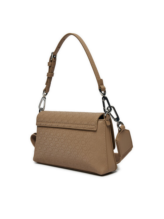 Calvin Klein Calvin Klein Ročna torba Ck Must Dbl Strap Mini Bag_Mono K60K613088 Rjava