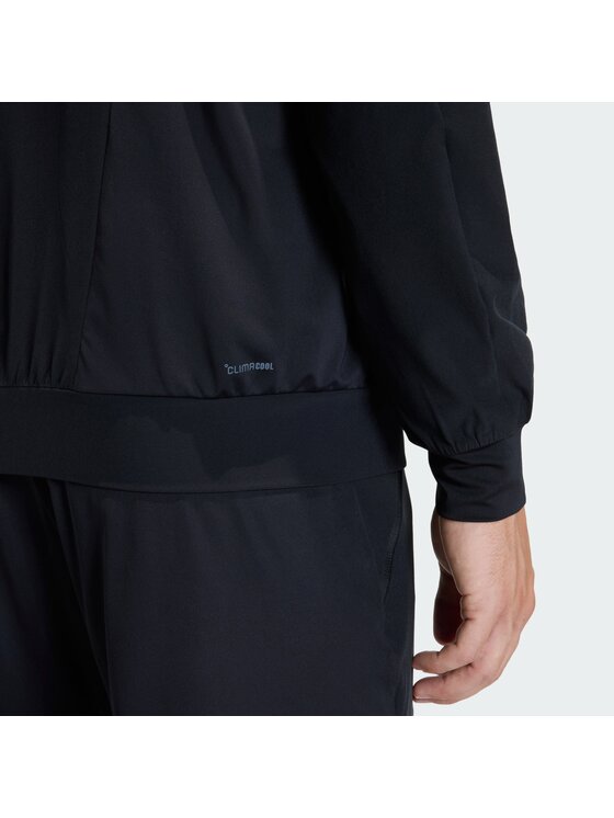 adidas adidas Funkčná mikina 158836 Čierna Regular Fit