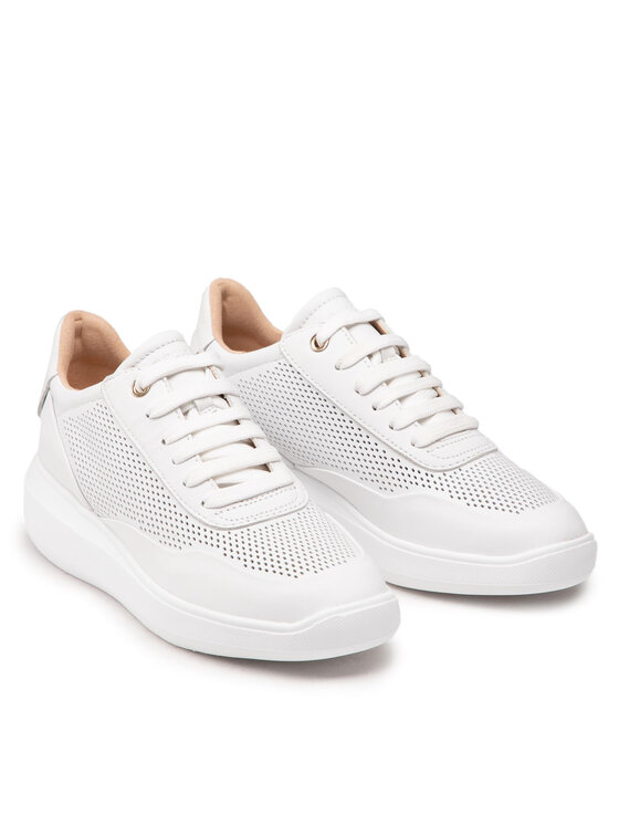 Geox Geox Snīkeri D Rubidia A D84APA 00085 C1000 Balts