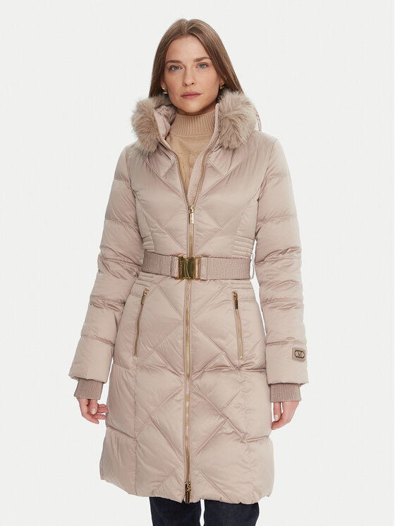 Marciano Guess Marciano Guess Žieminis paltas 5BGL38 7374A Écru Regular Fit