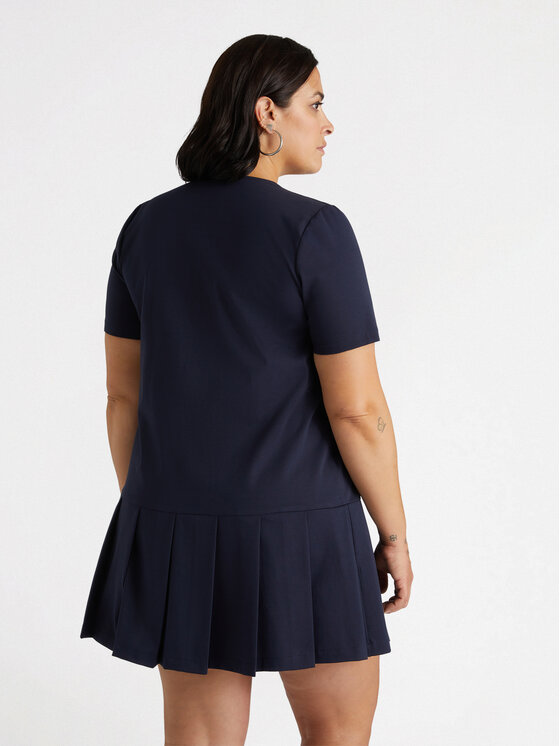 Fiorella Rubino Fiorella Rubino Vestito da giorno 7053T001698N034 Blu A-Line Fit