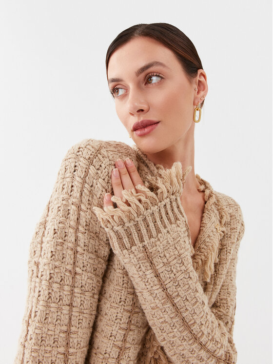 TWINSET TWINSET Strickjacke 232TP3630 Beige Regular Fit