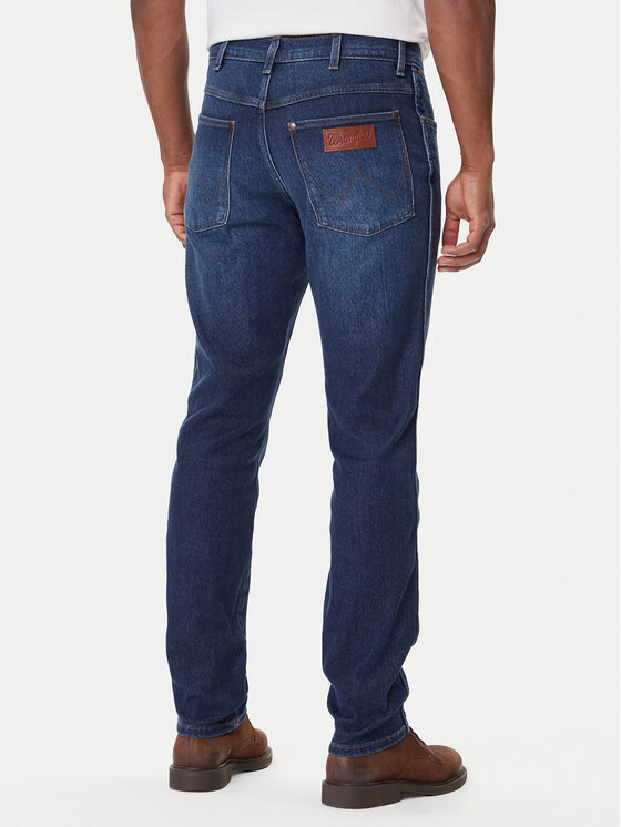 Wrangler Wrangler Jeansy River 112370922 Granatowy Slim Fit