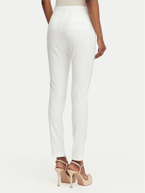 Babylon Babylon Hlače W E00057 Krem Slim Fit