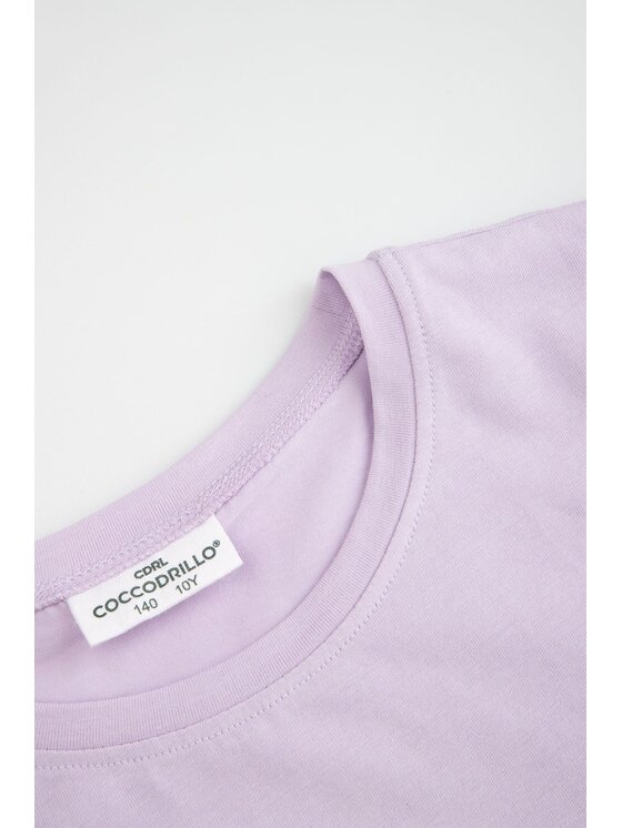 Coccodrillo Coccodrillo T-Shirt WC6143202VGA-016 Fioletowy Regular Fit