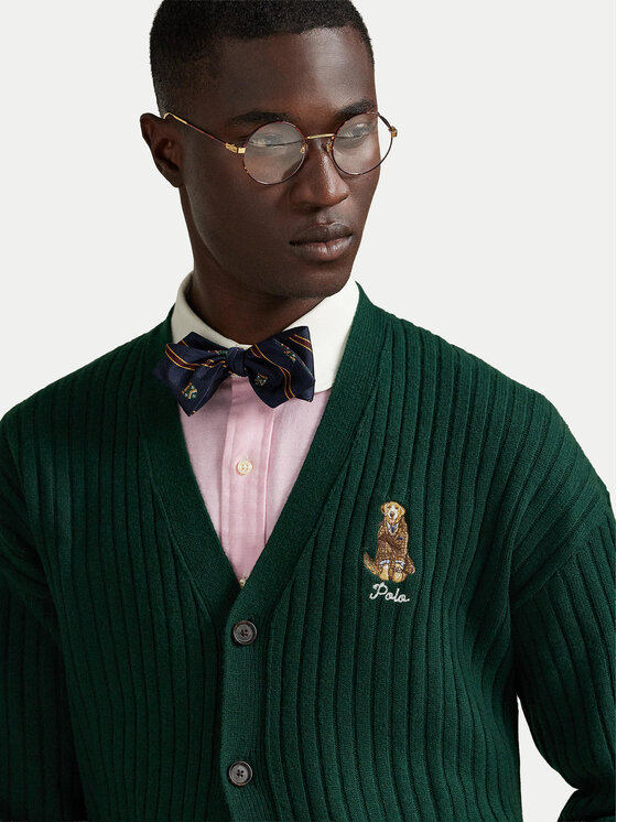 Polo Ralph Lauren Polo Ralph Lauren Kardigán 710979094002 Zöld Relaxed Fit