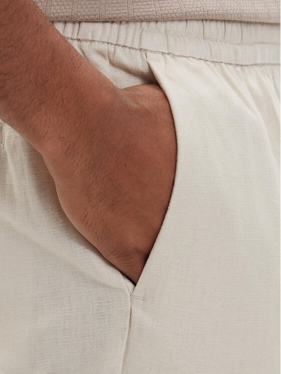 Calvin Klein Calvin Klein Stoffhose LV04LF619G Hellbeige Straight Fit