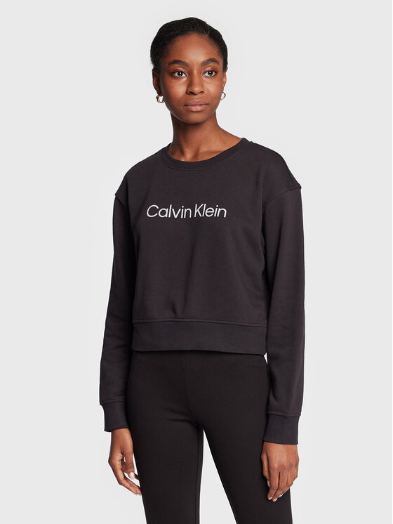 Calvin Klein Performance Calvin Klein Performance Bluza 00GWS2W312 Czarny Regular Fit