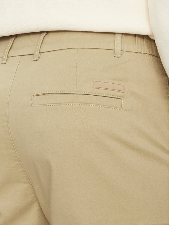 Calvin Klein Calvin Klein Riidest šortsid Modern Twill K10K114067 Beež Regular Fit