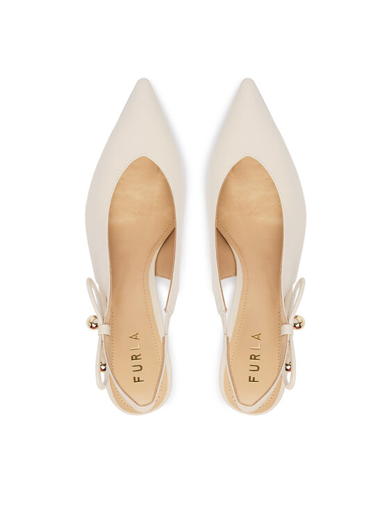 Furla Furla Туфлі Poppy Slingback YM24FPO X30000 CN 1704S Кремовий