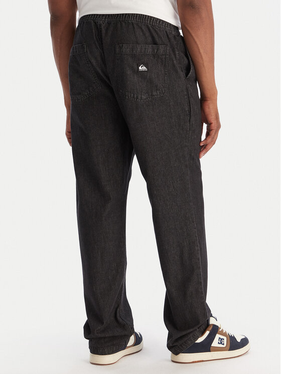 Quiksilver Quiksilver Jeansy Taxer EQYDP03494 Černá Loose Fit