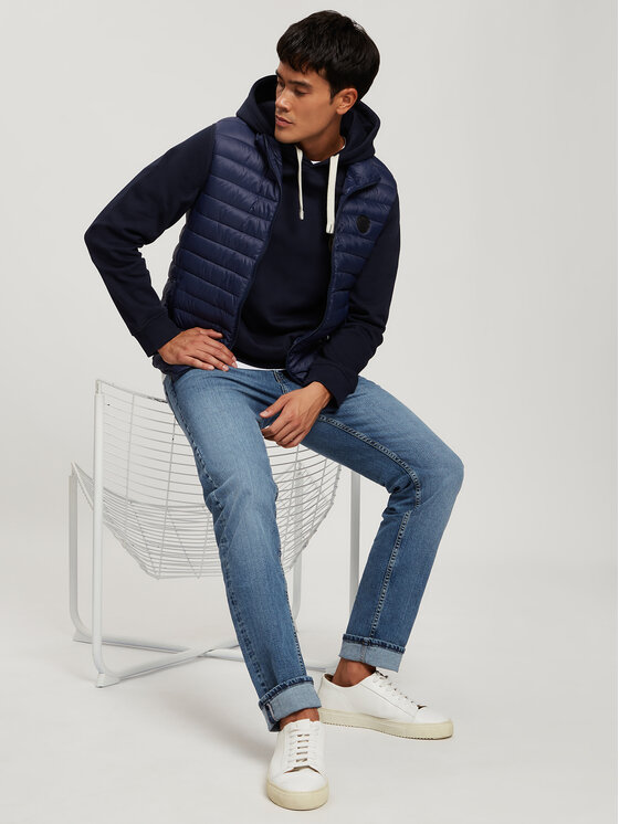Cross Jeans Cross Jeans Kamizelka 40282-001 Granatowy Regular Fit