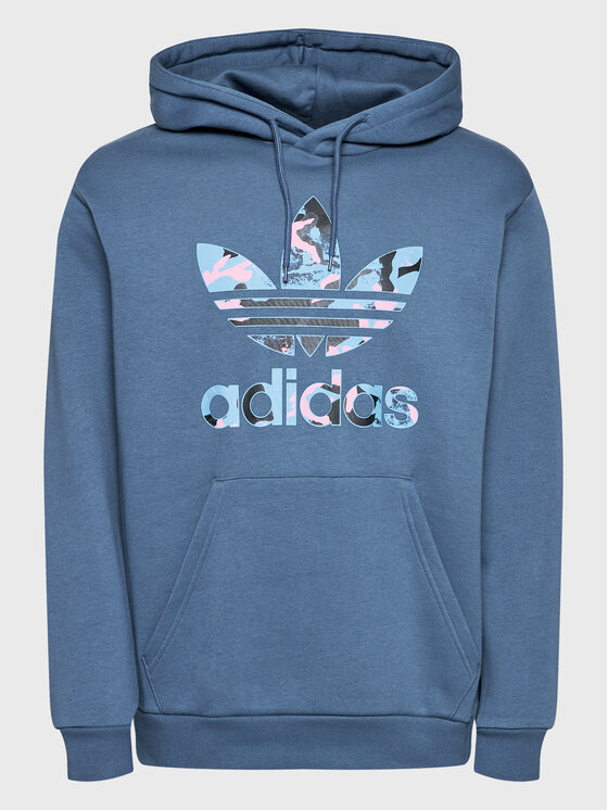 adidas adidas Μπλούζα Camo Series Infill HK2802 Σκούρο μπλε Regular Fit