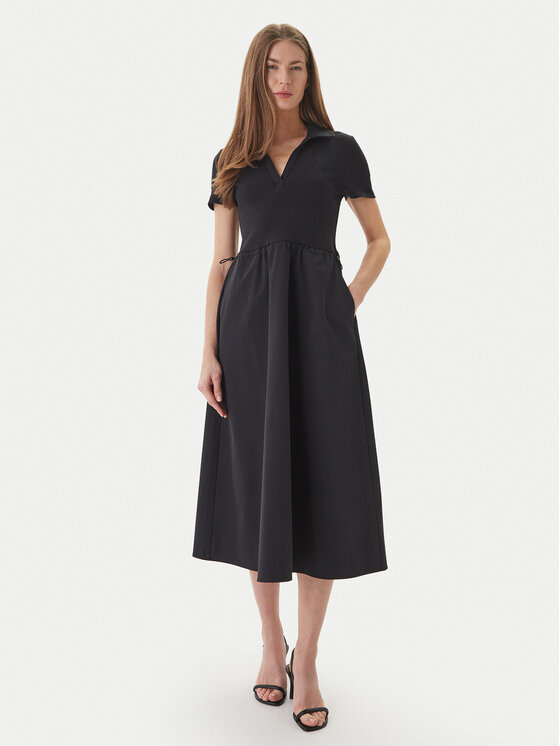 DKNY DKNY Hétköznapi ruha DJ5D9139 Fekete Regular Fit