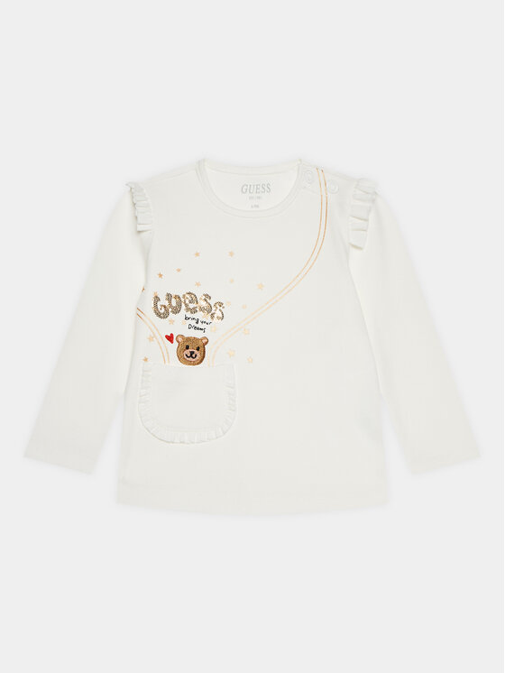 Guess Guess Set majica i hlače A3BG20 K83S0 Écru Regular Fit