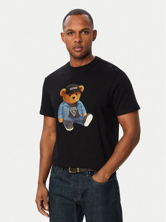 Guess Guess T-Shirt M6BI64 K6573 Schwarz Regular Fit