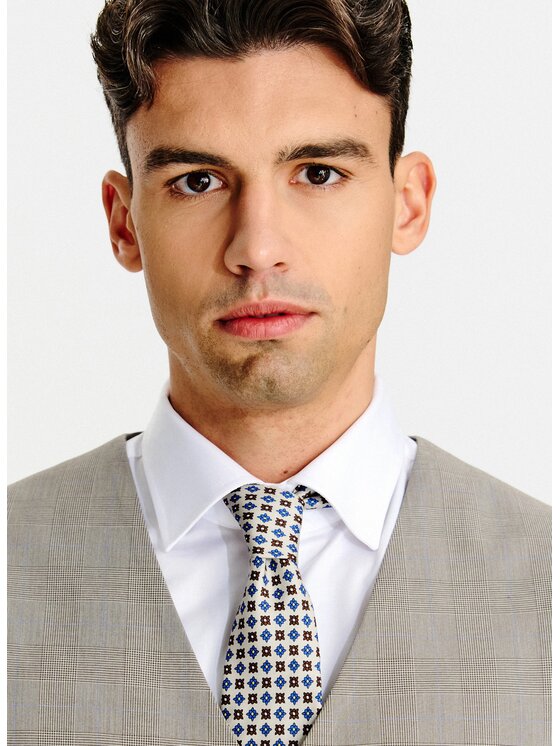 Pako Lorente Pako Lorente Kamizelka garniturowa P26SF-8X-009 Szary Slim Fit