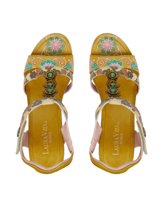 Laura Vita Laura Vita Босоніжки Balade 35 Жовтий