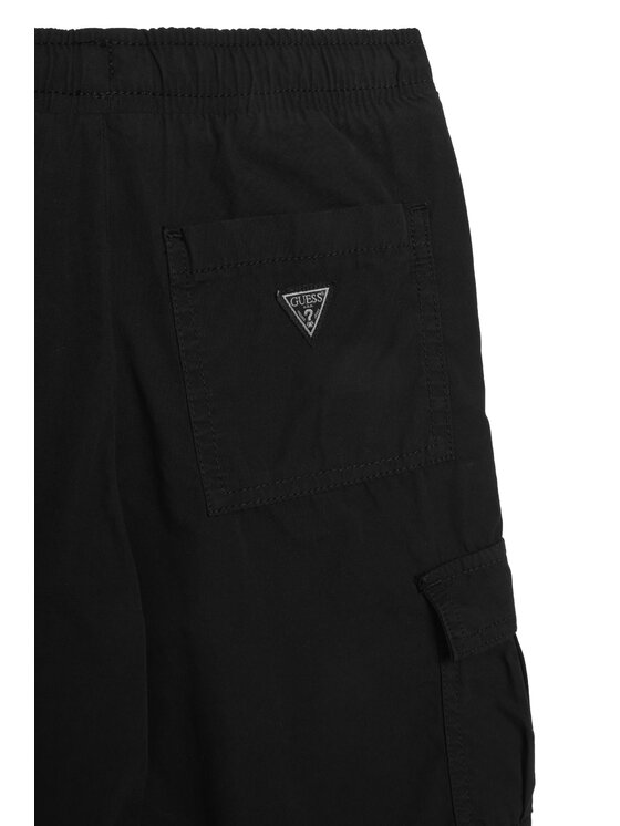 Guess Guess Stoffhose L6GB05 WR470 Schwarz Regular Fit
