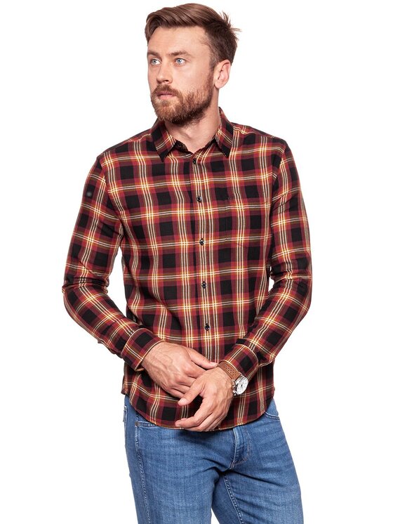 Wrangler Wrangler Camicia 1PKT SHIRT Bianco Regular Fit