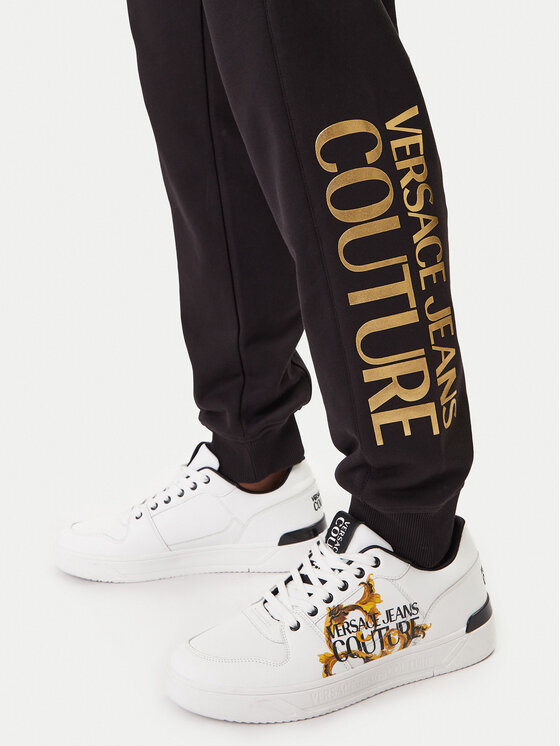 Versace Jeans Couture Versace Jeans Couture Sportinės kelnės 80GAAT00 CF01T Juoda Regular Fit