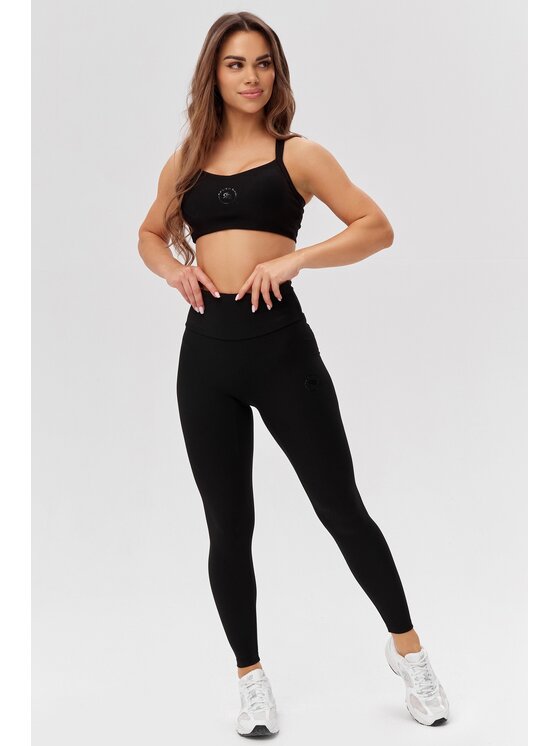 ROUGH RADICAL ROUGH RADICAL Biustonosz sportowy SPORTS BRA WELLNESS Czarny