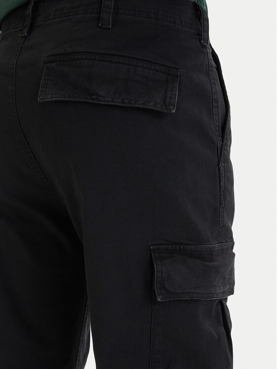 Tommy Jeans Tommy Jeans Pantaloni cargo Otis DM0DM22403 Nero Regular Fit