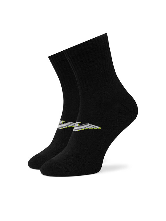 Emporio Armani Emporio Armani 2er-Set niedrige Herrensocken EM000540 AF12299 MC005 Schwarz