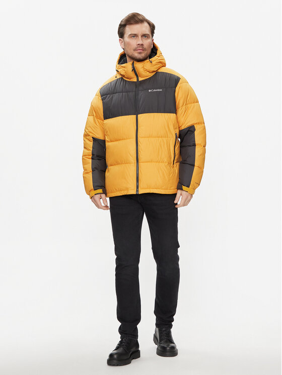 Columbia Columbia Kurtka zimowa Pike Lake™ II Hooded Jacket Żółty Regular Fit