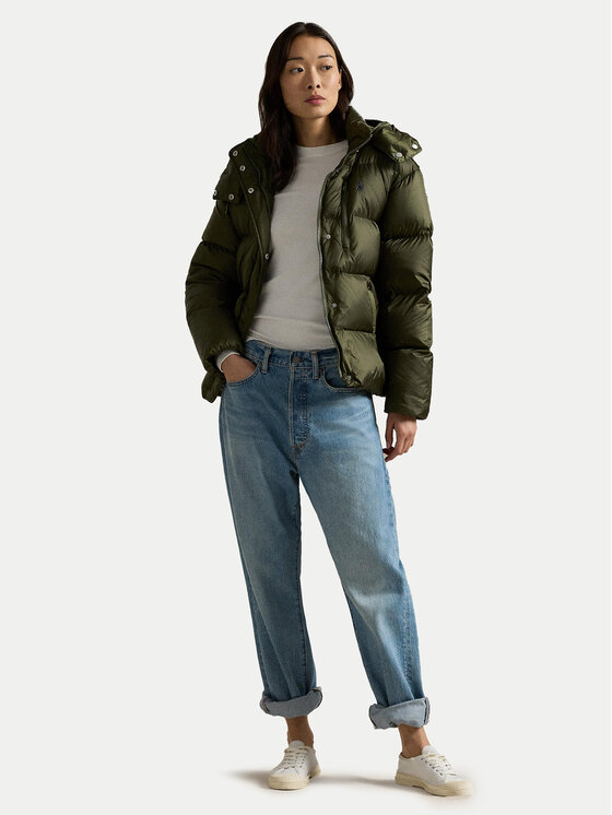 Polo Ralph Lauren Polo Ralph Lauren Pehelykabát 211932183003 Zöld Relaxed Fit
