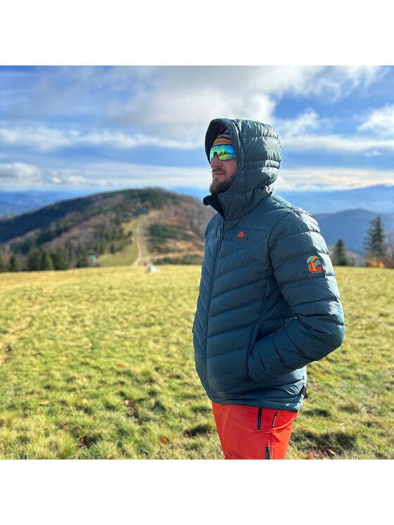 Alpinus Alpinus Kurtka puchowa Monviso Niebieski Regular Fit