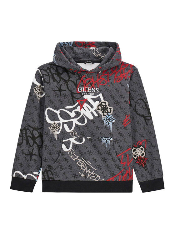 Guess Guess Bluză L5BQ04 KAD74 Gri Regular Fit