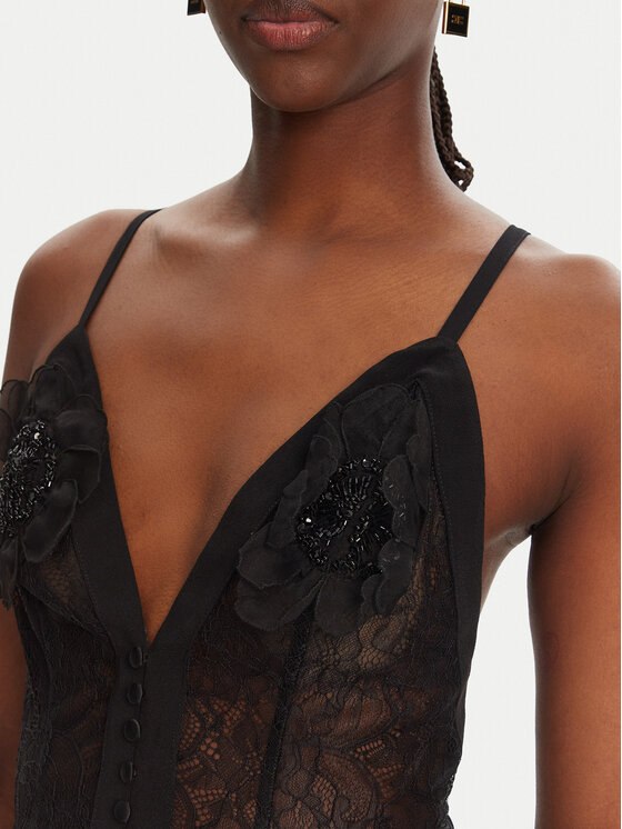 Elisabetta Franchi Elisabetta Franchi Kezeslábas TU-049-52E2-V560 Fekete Regular Fit