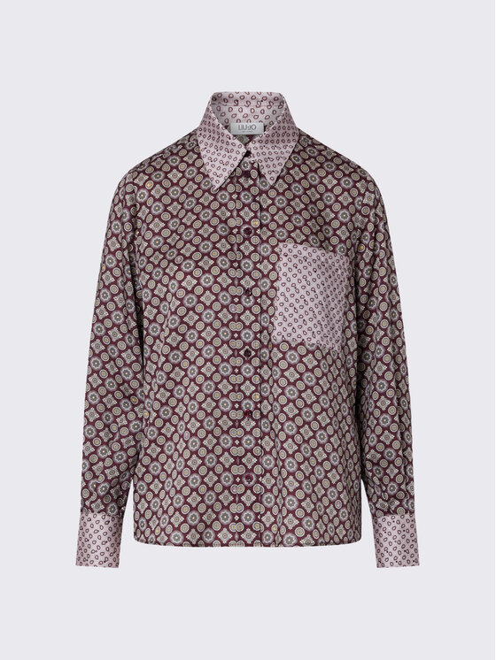 Liu Jo Liu Jo Camicia WF6198TS531L9217 Viola Regular Fit