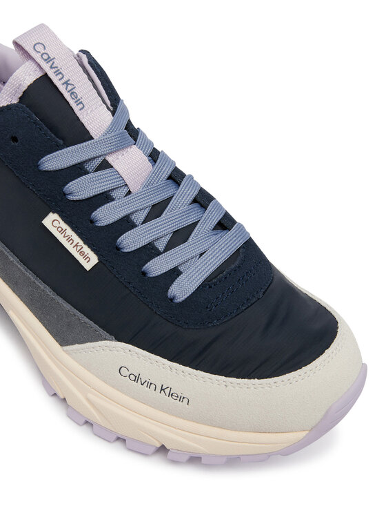 Calvin Klein Calvin Klein Sneakersy Hike Runner Nylon Mix HW0HW03279 Niebieski