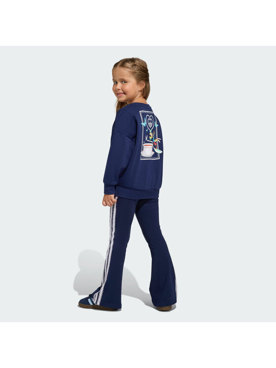 adidas adidas Set Sweatshirt und Leggings Disney KE0484 Dunkelblau Slim Fit