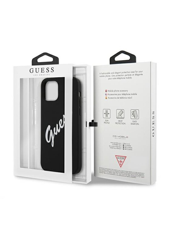 Guess Guess Etui na telefon iPhone 12 Mini Czarny