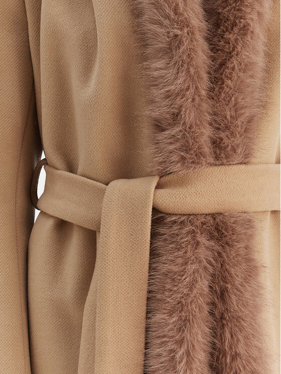 Rinascimento Rinascimento Talvemantel CFC0126714003 Beež Regular Fit