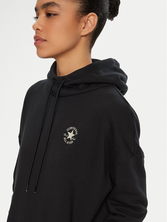 Converse Converse Kasdieninė suknelė 10027071-A01 Juoda Loose Fit
