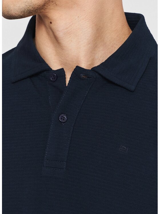 Pako Lorente Pako Lorente Polo P26SF-TX-019 Granatowy Classic Fit