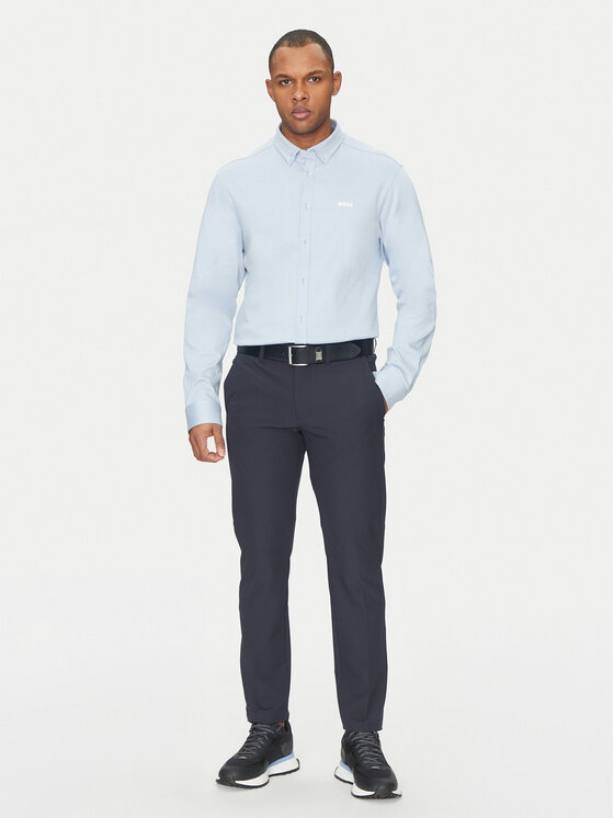 BOSS BOSS Srajca 50533163 Svetlo modra Regular Fit