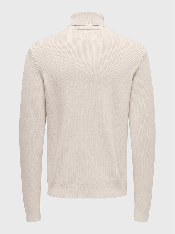 Only & Sons Only & Sons Rollkragenpullover Phil 22023202 Beige Regular Fit
