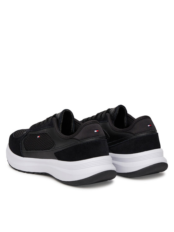 Tommy Hilfiger Tommy Hilfiger Sneakersy Sporty Runner FW0FW08644 Čierna